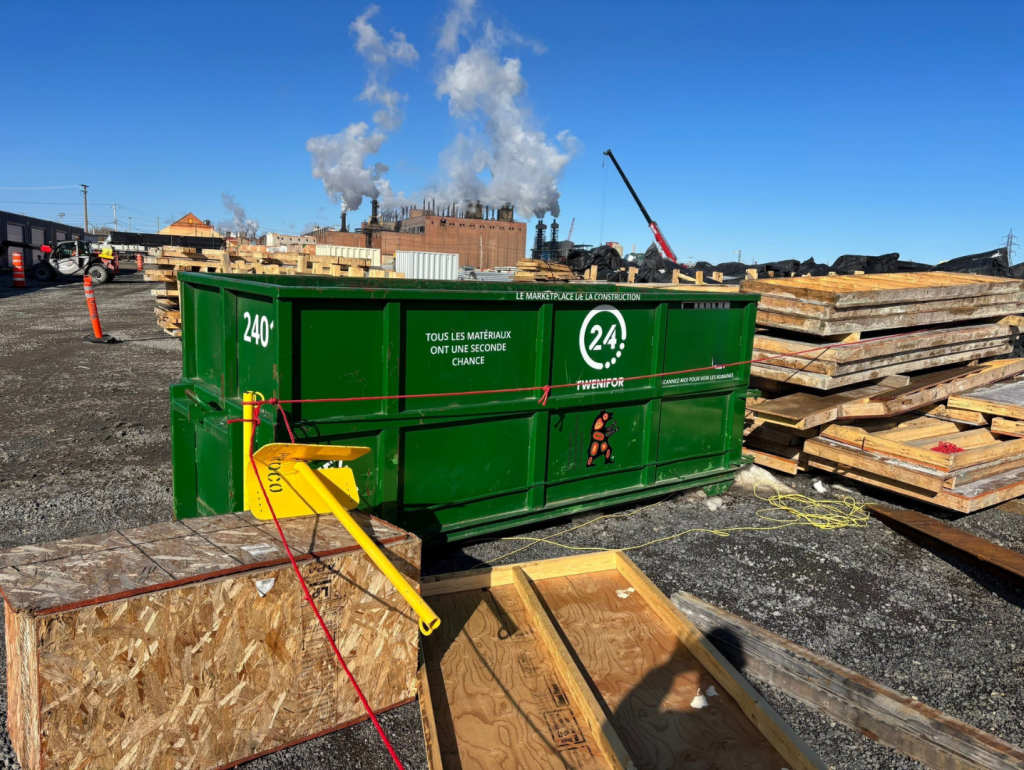 Twenifor est une plateforme circulaire qui connecte entreprises vendeuses et acheteuses de surplus de matériaux de construction.