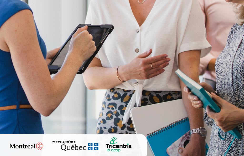 Le partenariat entre RECYC QUÉBEC et Esplanade Québec, avec le programme Mouvement circulaire, vise à accélérer l'économie circulaire au Québec