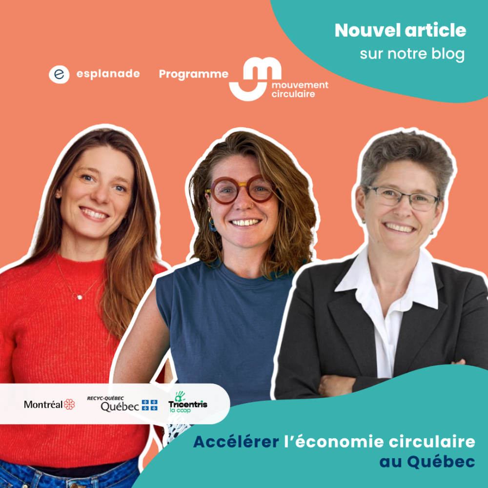 Programme Mouvement Circulaire : accélérer l’économie circulaire au Québec