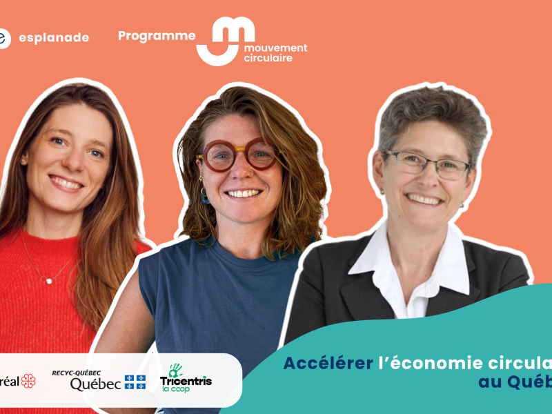 Programme Mouvement Circulaire : accélérer l’économie circulaire au Québec